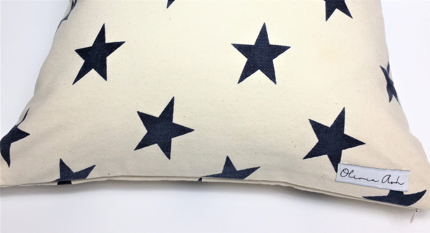"Nautical Stars" | Pillow Cover