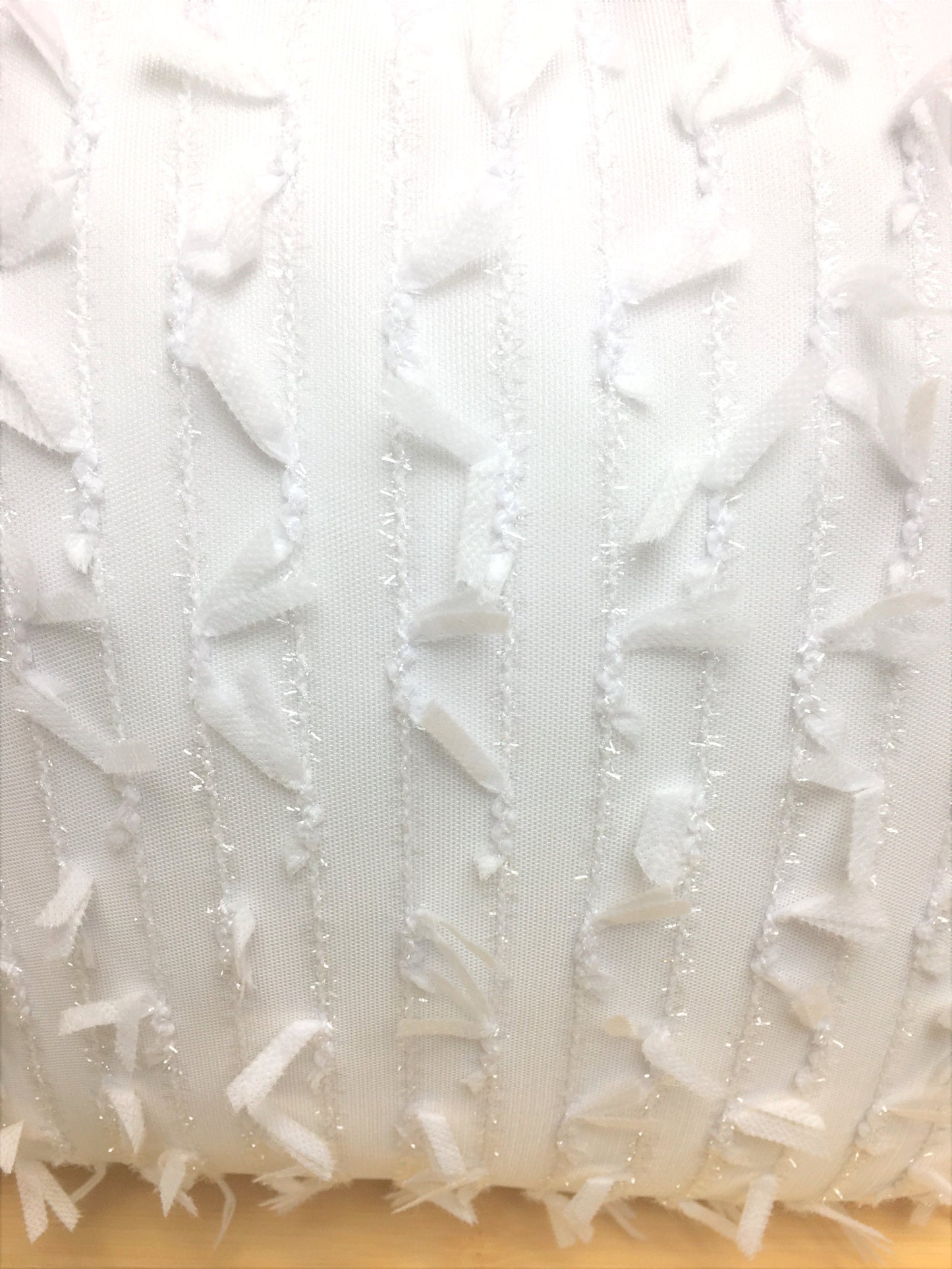 "White Fringe" | Pillow Cover