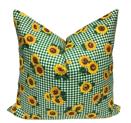"Sweet Sunflowers" | Pillow Cover